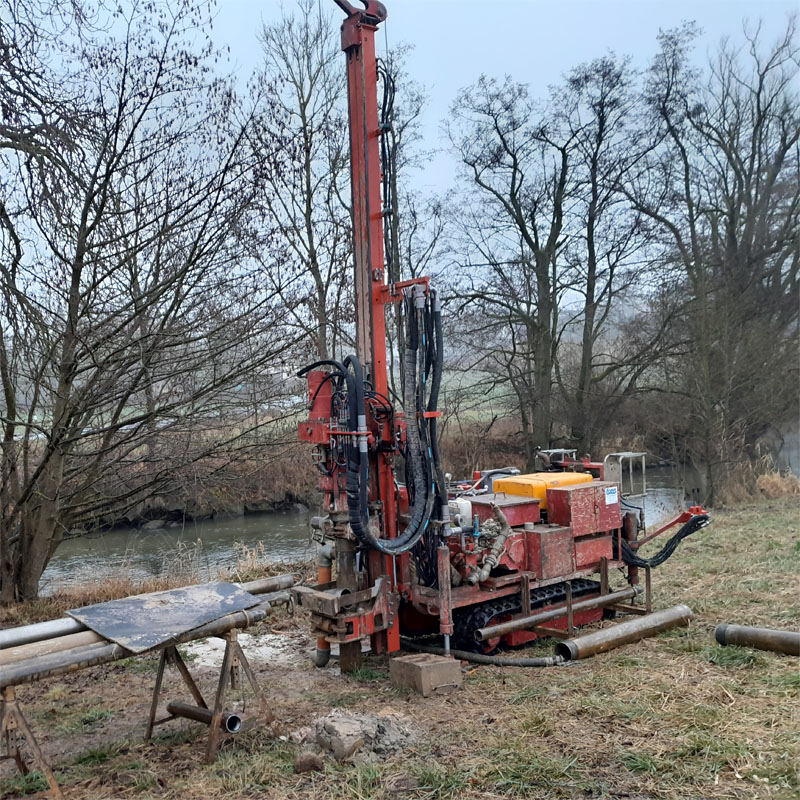 Referenzen - Umverlegung Straße mit Brückenbauten - Bild 1